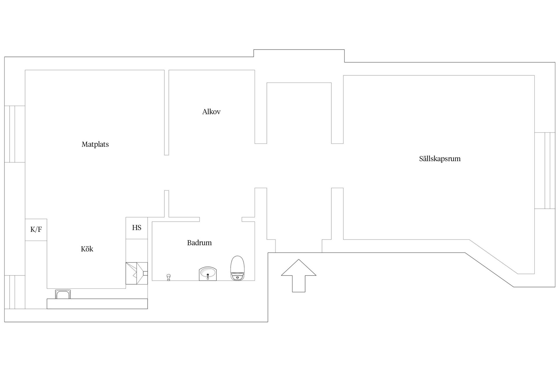 Bostadsrätt, Mariedalsvägen 7C, Ribersborg, Malmö