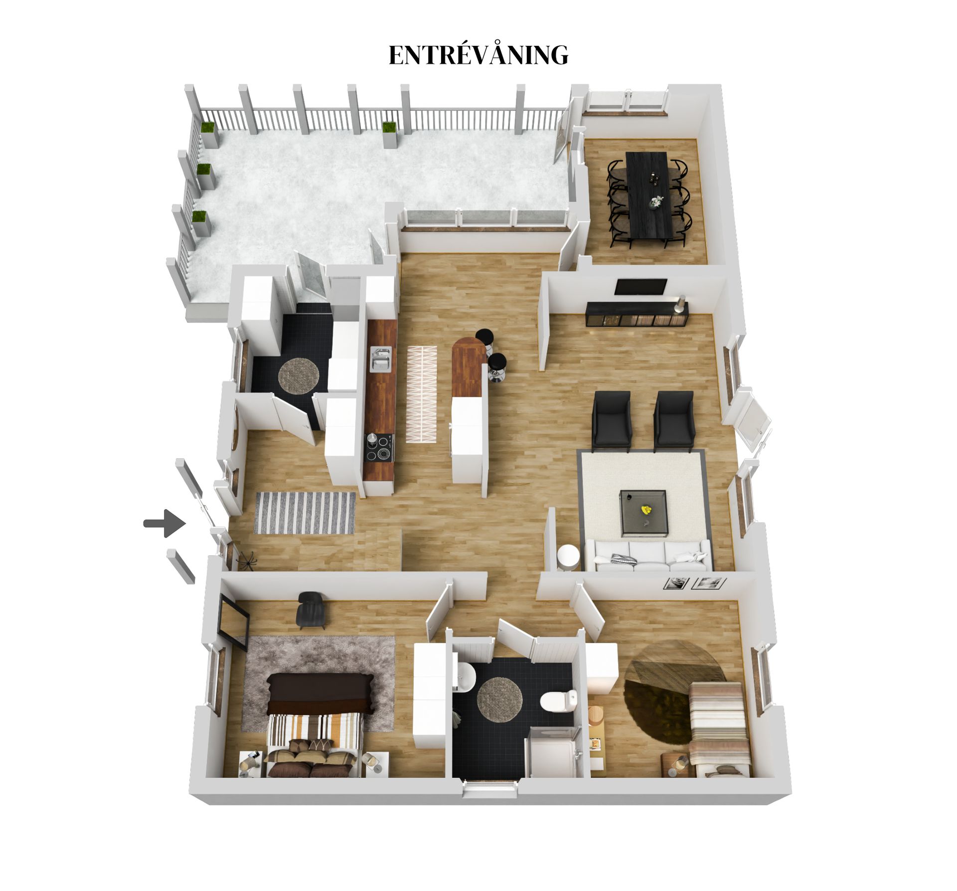 Villa, Tennisvägen 6A, Rotebro, Sollentuna