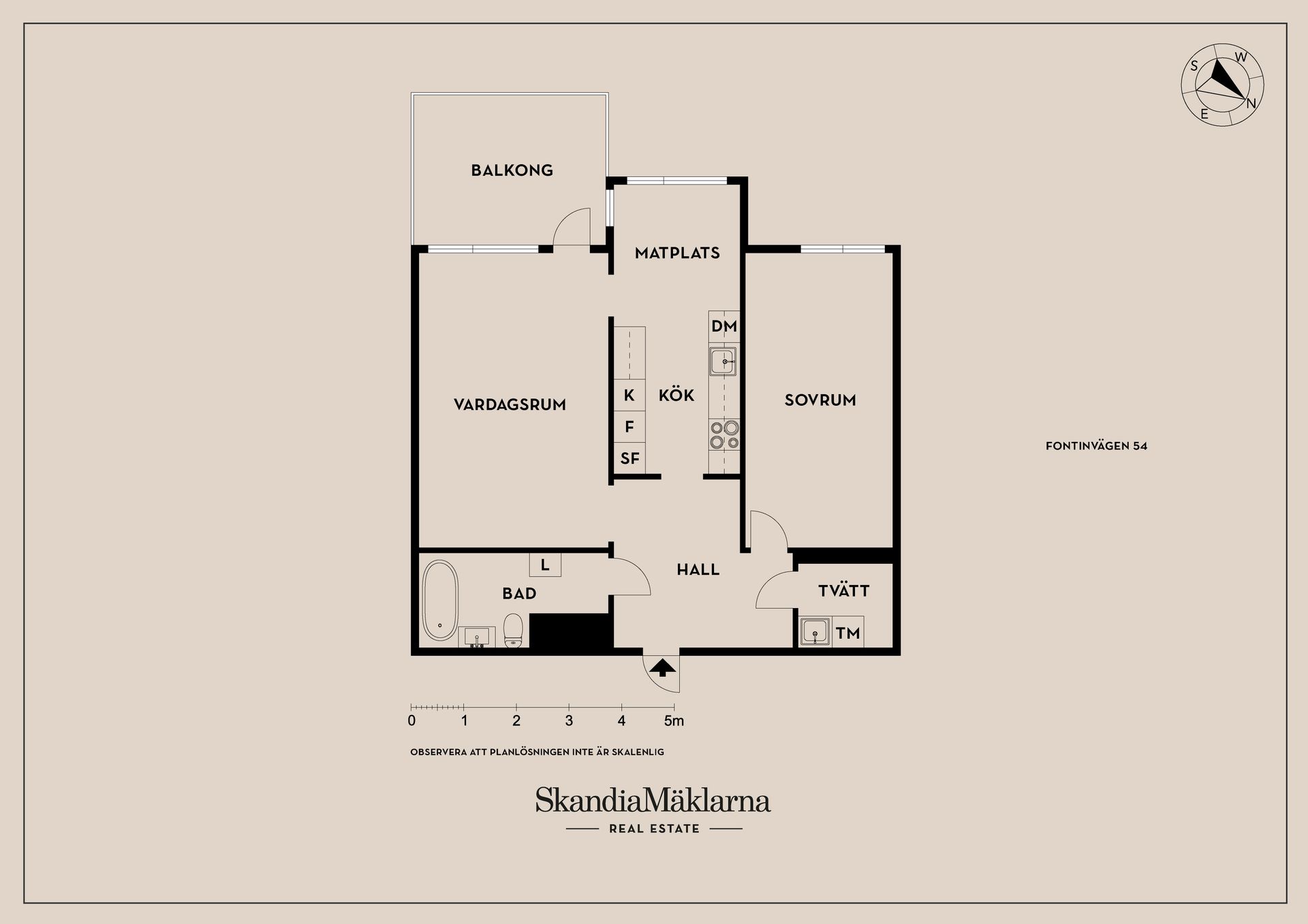Bostadsrätt, Fontinvägen 54, Centrum, Kungälv