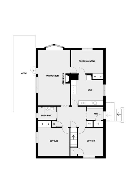 Villa, Lärkvägen 2, Näsbypark, Täby