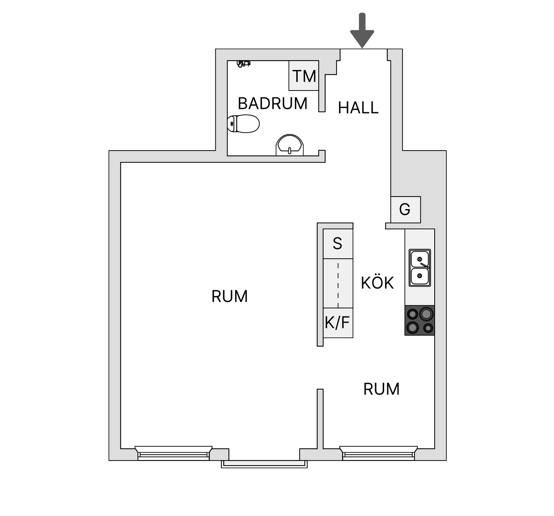 Bostadsrätt, Bondegatan 46, Södermalm - SoFo, Stockholm