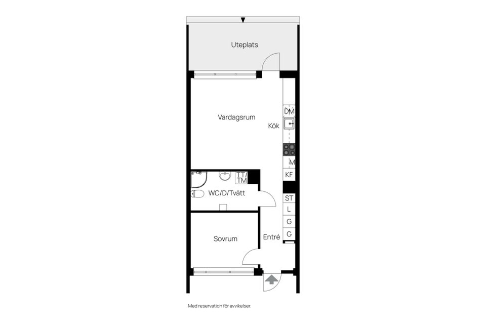 Bostadsrätt, Nyhemsgatan 16, Centralt / Öster, Halmstad