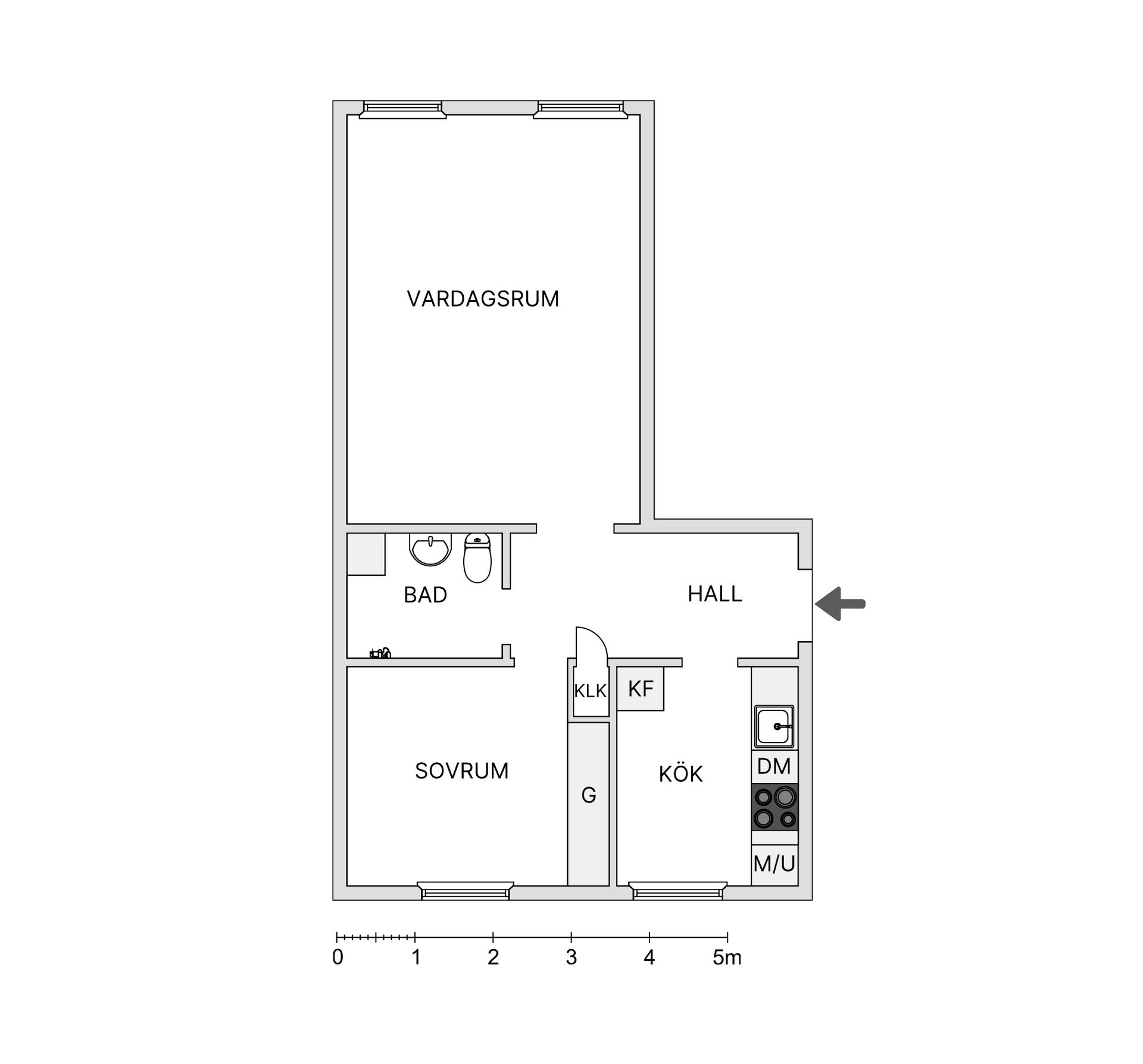 Bostadsrätt, Grådavägen 24, Gylletäppan, Borlänge