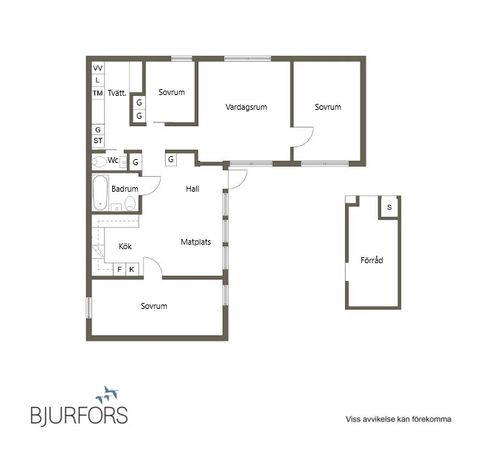 Bostadsrätt, Bladgatan 59, Anderstorp, Skellefteå