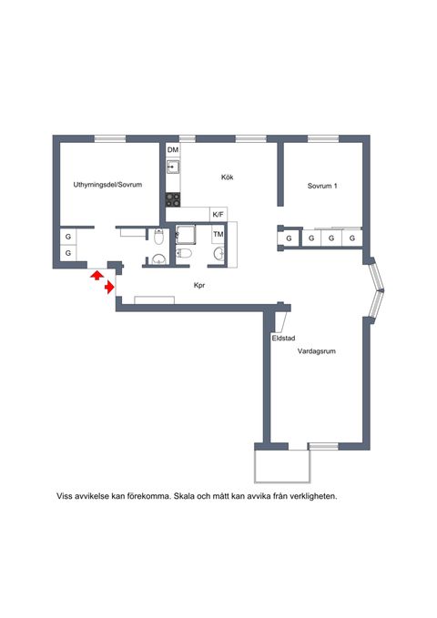 Bostadsrätt, Hjalmar Brantingsgatan 33, Fålhagen, Uppsala