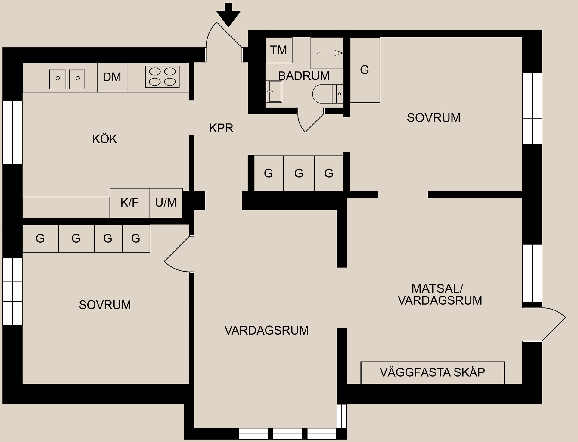 Bostadsrätt, Östra Promenaden 51A, Centralt, Öster, Norrköping