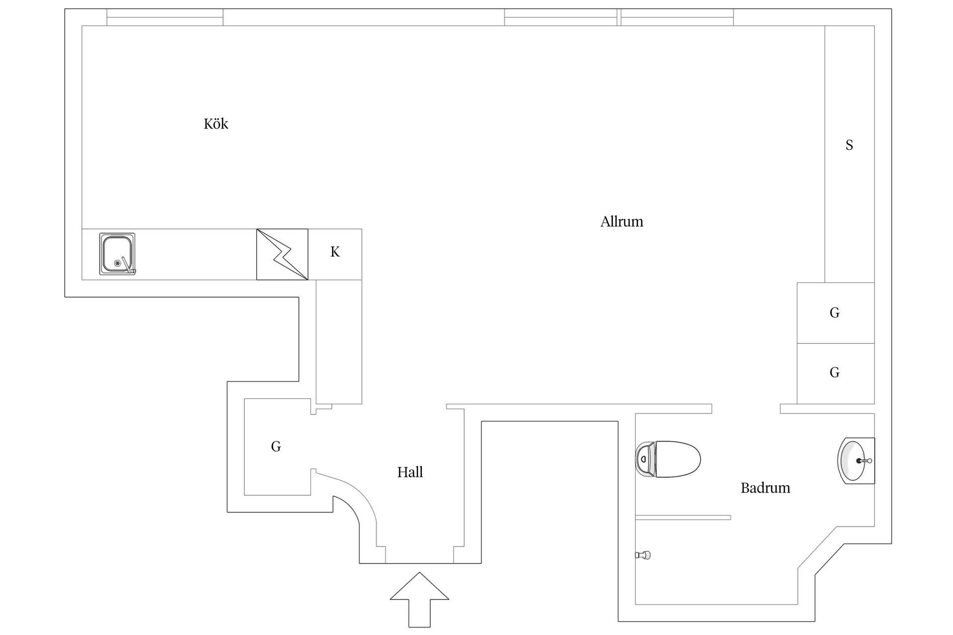 Bostadsrätt, Folkskolegatan 6, Södermalm Högalid, Stockholm