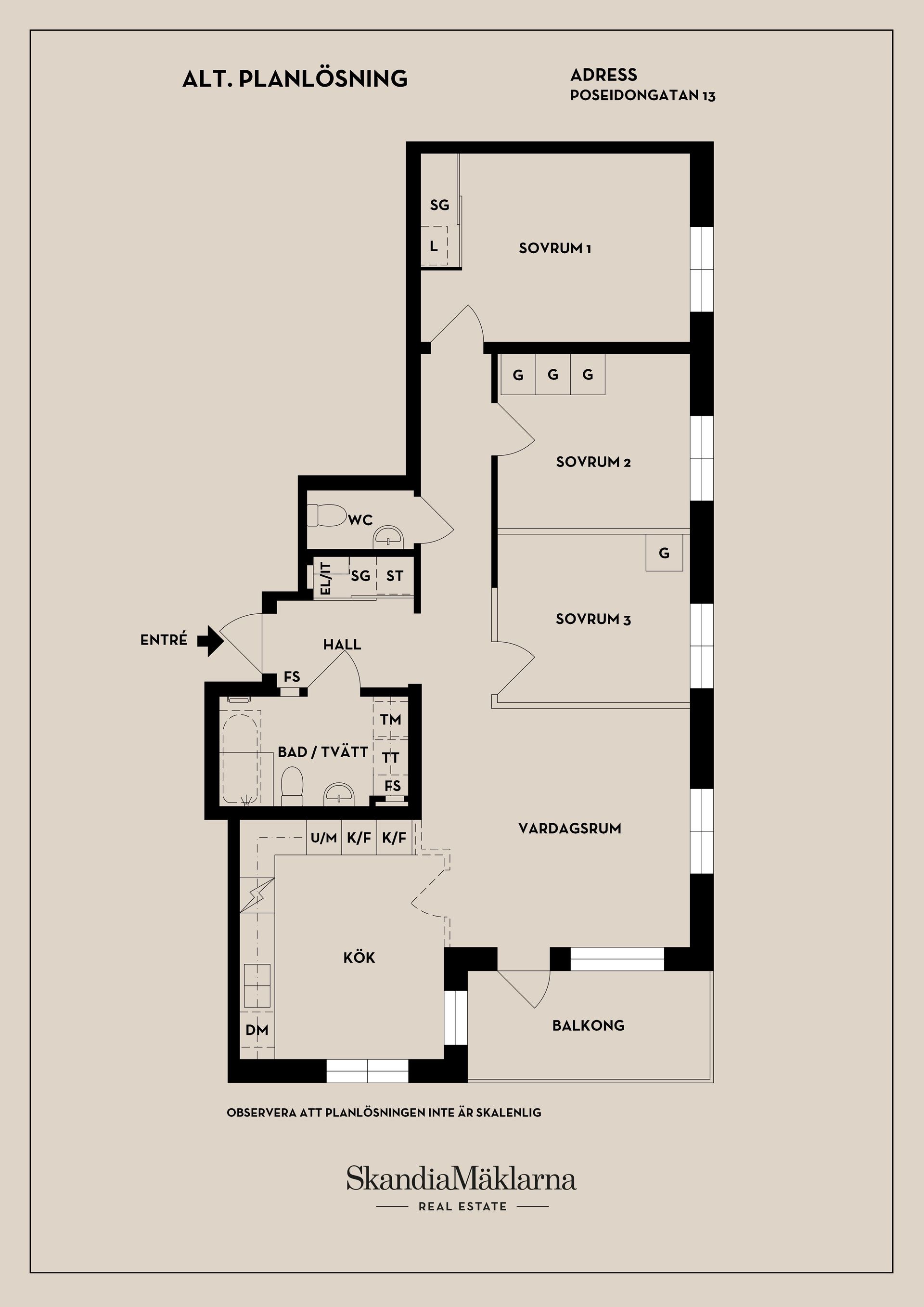 Bostadsrätt, Poseidongatan 13, Öster Mälarstrand, Västerås