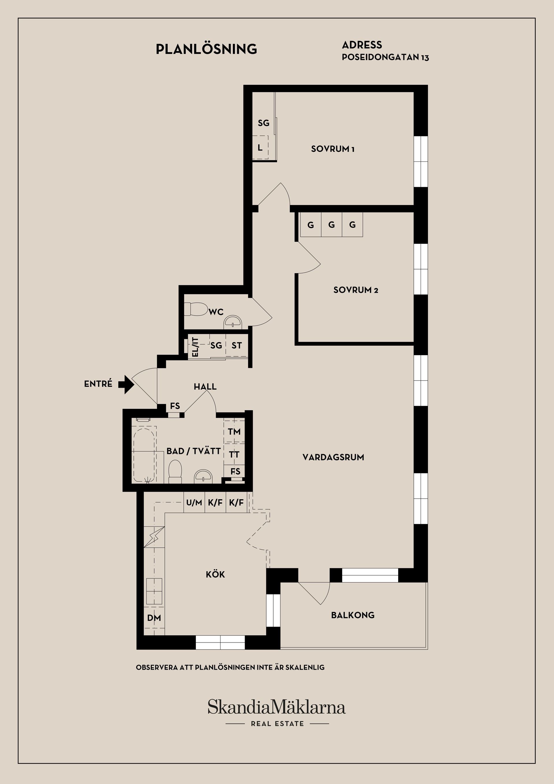 Bostadsrätt, Poseidongatan 13, Öster Mälarstrand, Västerås