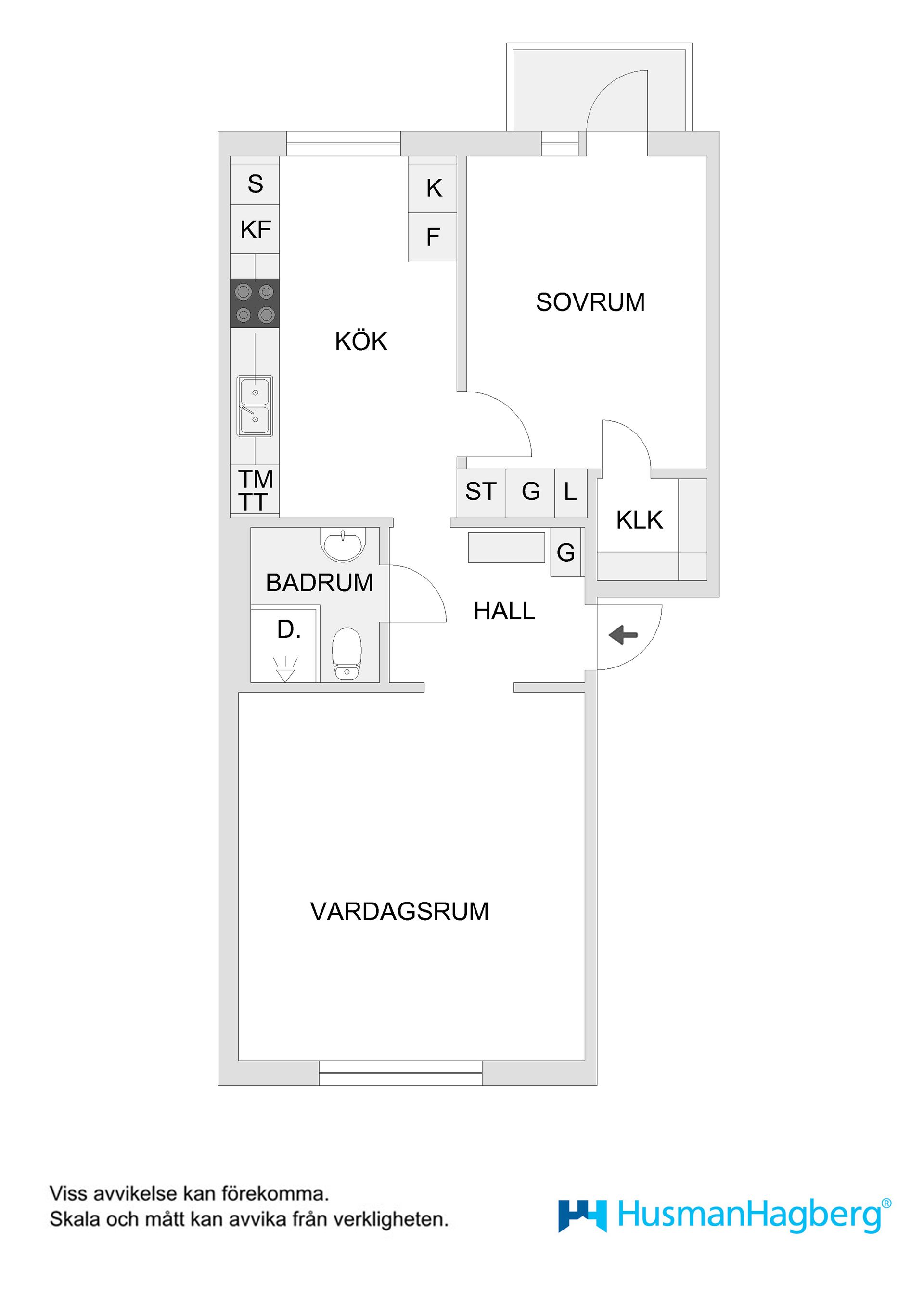 Bostadsrätt, Hagmarksvägen 3B, Haga, Umeå
