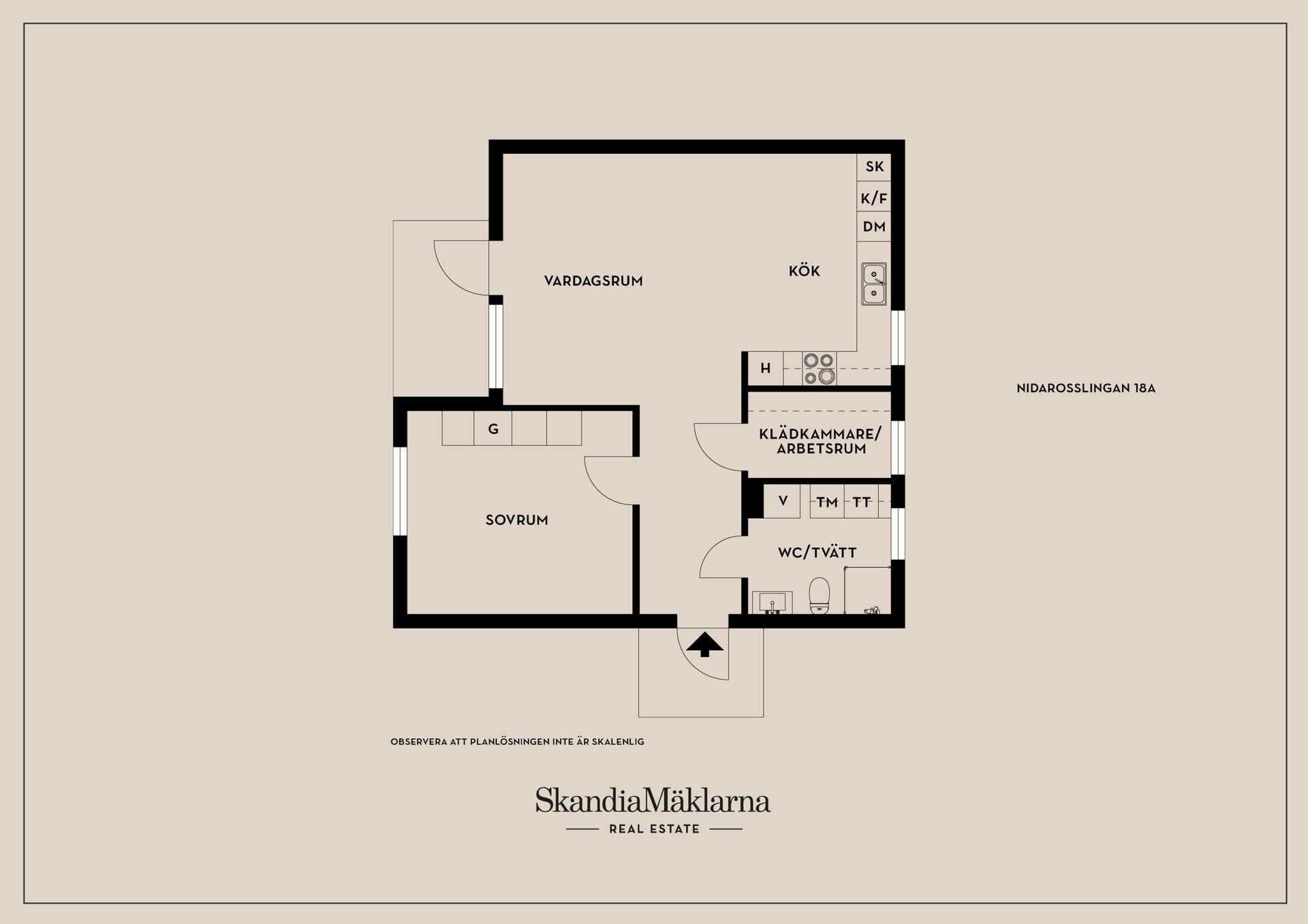 Bostadsrätt, Nidarosslingan 18A, Skälby, Järfälla