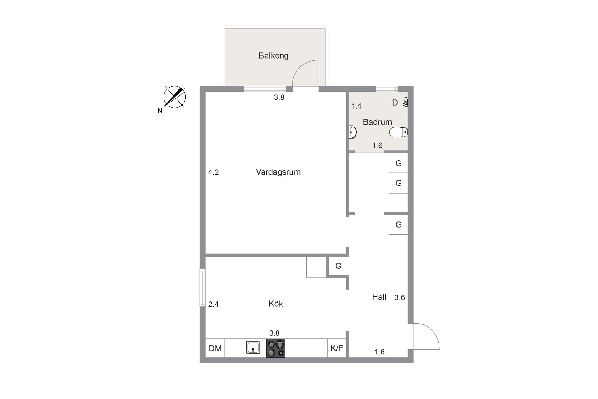 Bostadsrätt, Tingvallavägen 2C, Centrum, Trollhättan