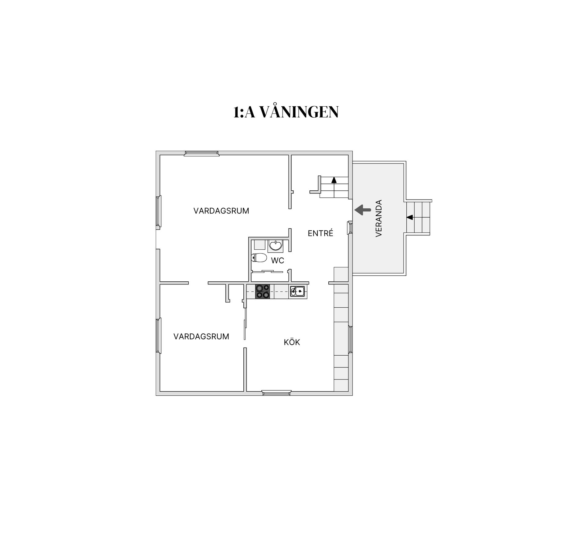 Villa, Plantvägen 30, Stöde, Sundsvall