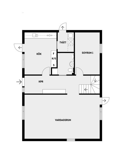 Villa, Anbudsvägen 1C, Erikslund, Täby