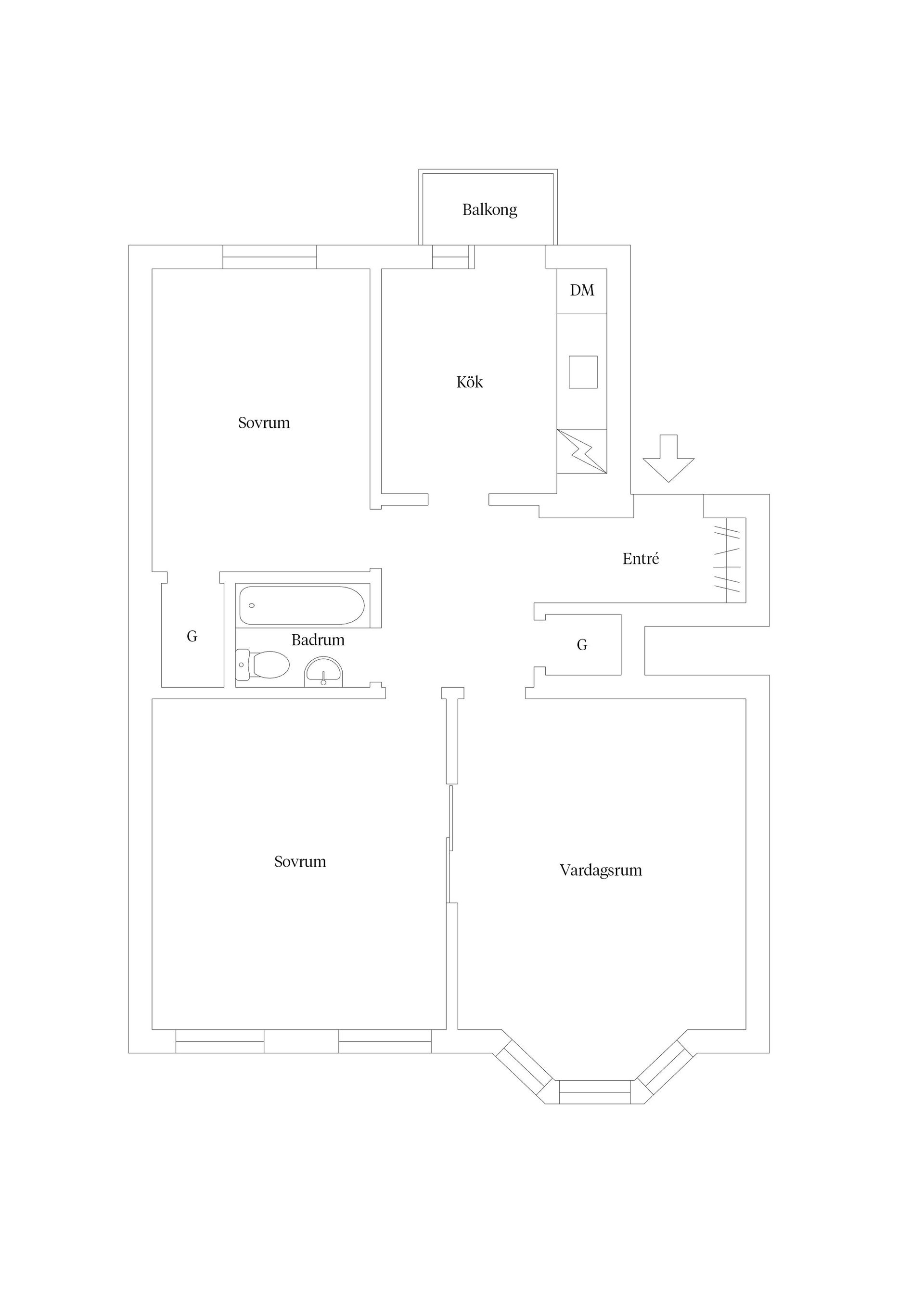 Bostadsrätt, Föreningsgatan 75A, Rörsjöstaden, Malmö