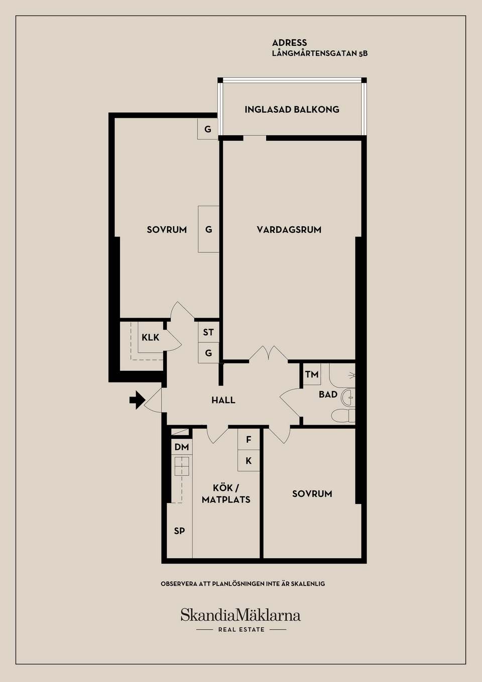 Bostadsrätt, Långmårtensgatan 5B, Gideonsberg, Västerås