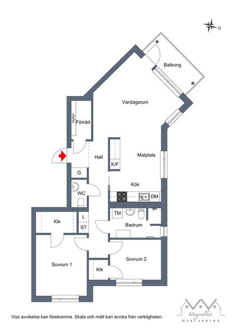 Bostadsrätt, Enbärsvägen 1, 5 tr, Tibble, Upplands-Bro