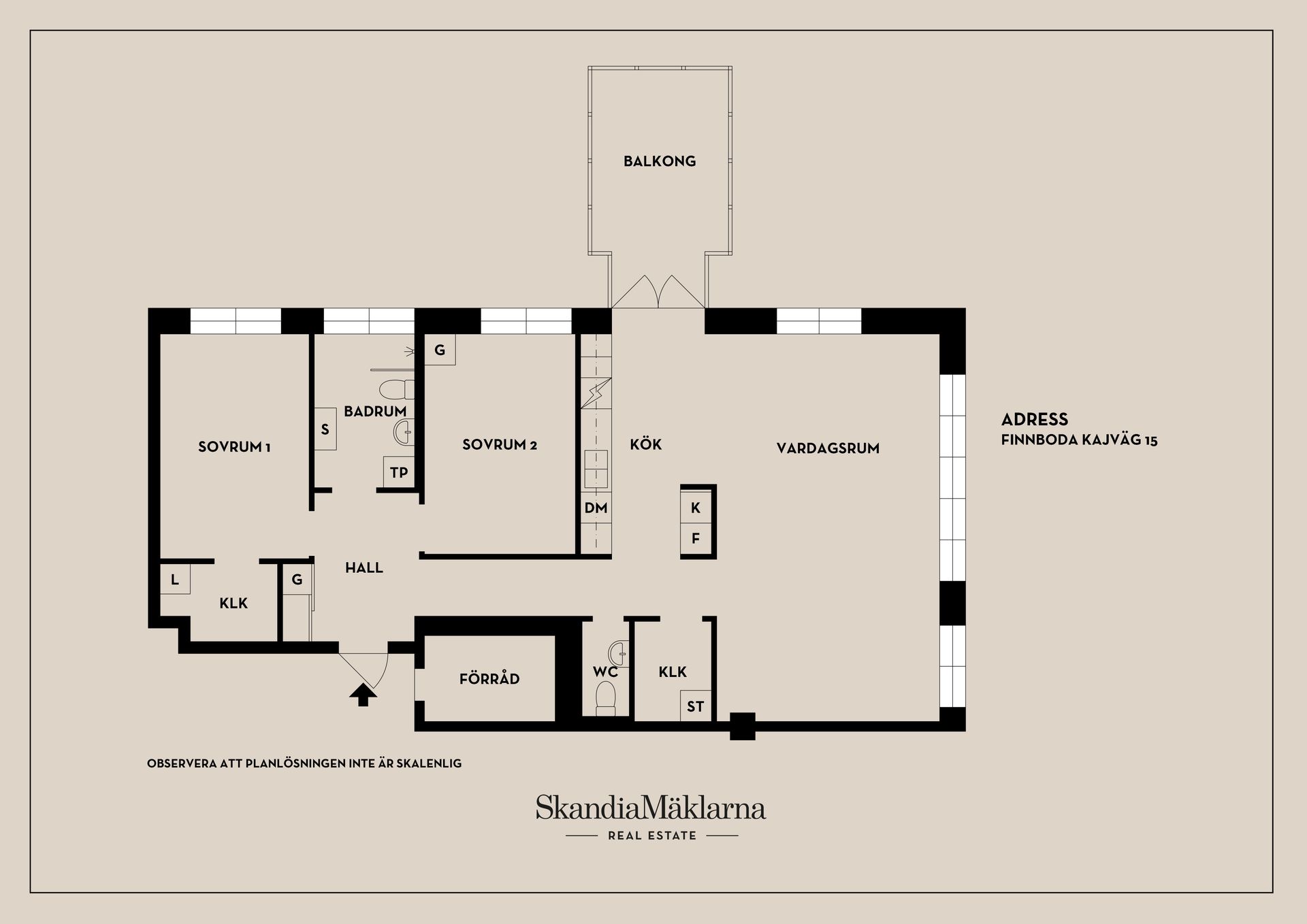Bostadsrätt, Finnboda kajväg 15, Finnboda Hamn, Nacka
