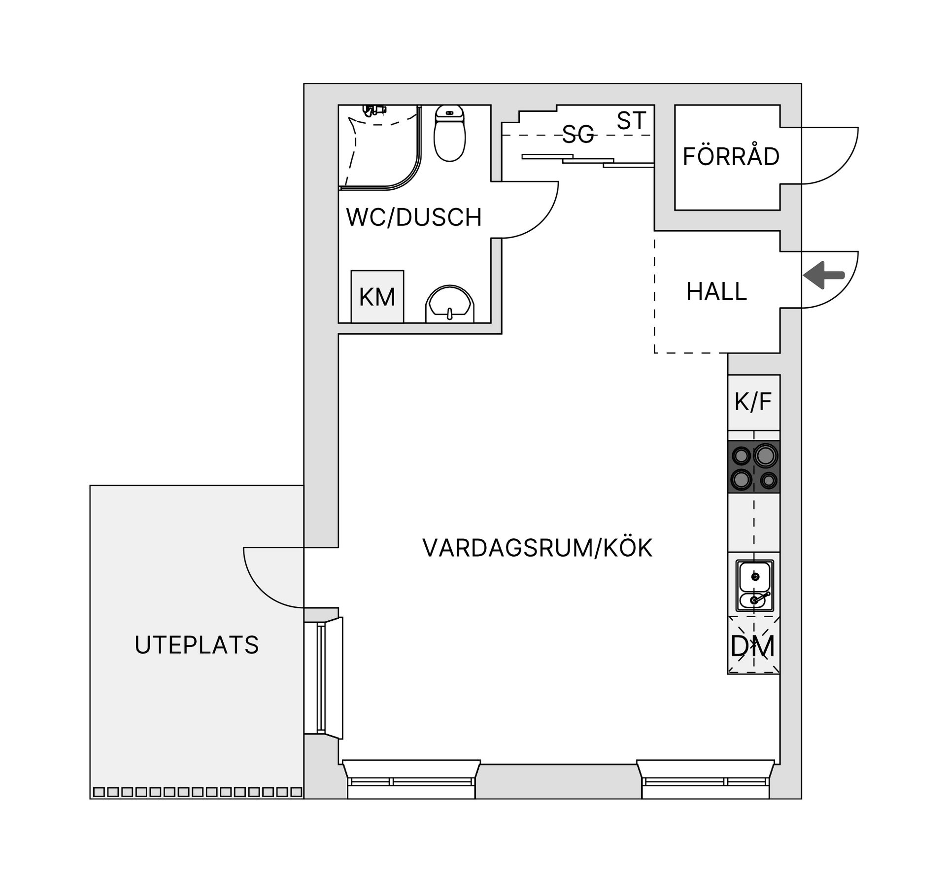 Bostadsrätt, Tellusgatan 4A, Kungsängen, Jönköping