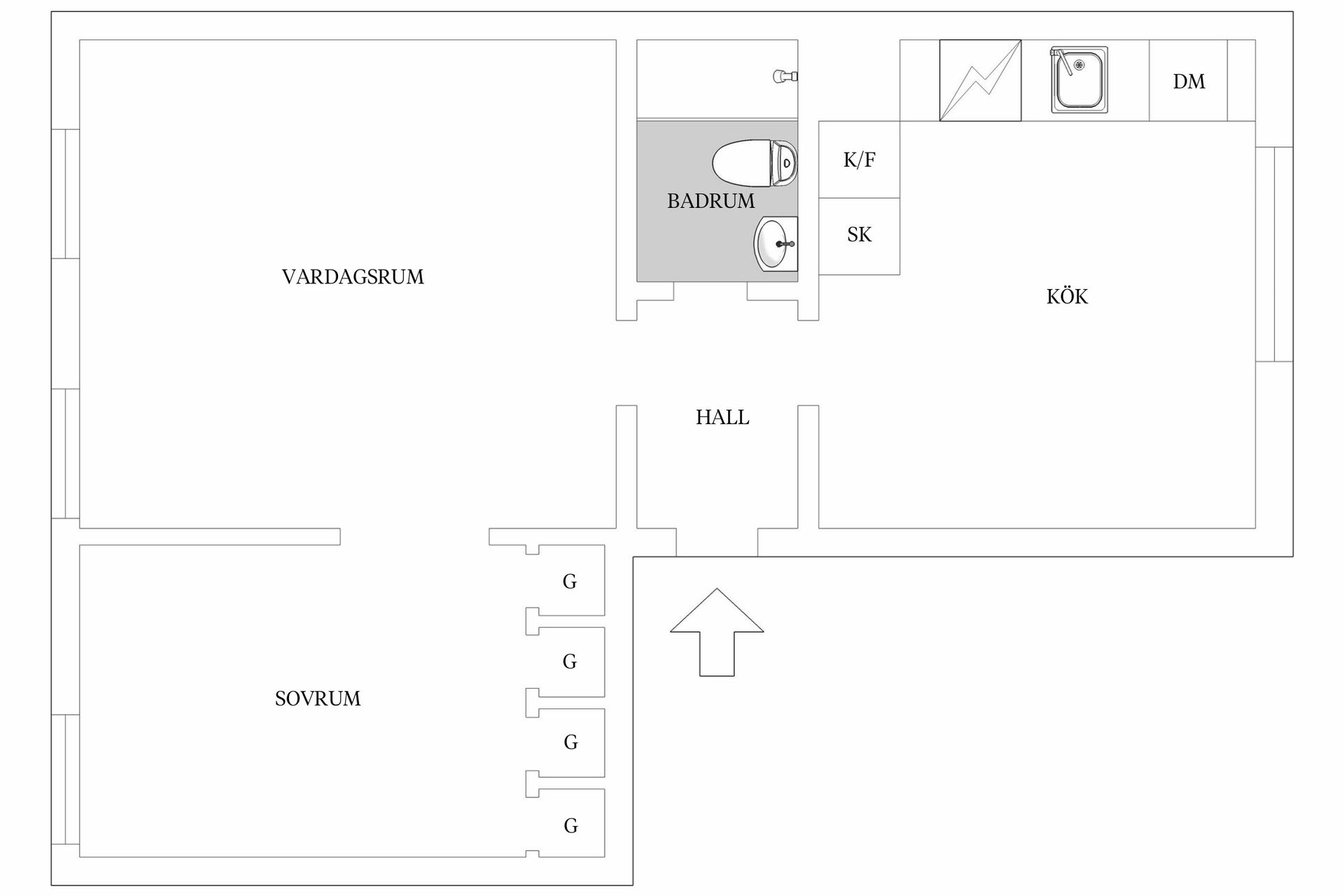 Bostadsrätt, Magle Lilla Kyrkogata 8, Lund - Centrum, Lund