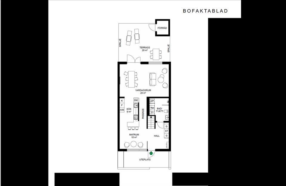Bostadsrätt, Perronvägen 57 - lgh 4-1006, Roslags Näsby, Täby