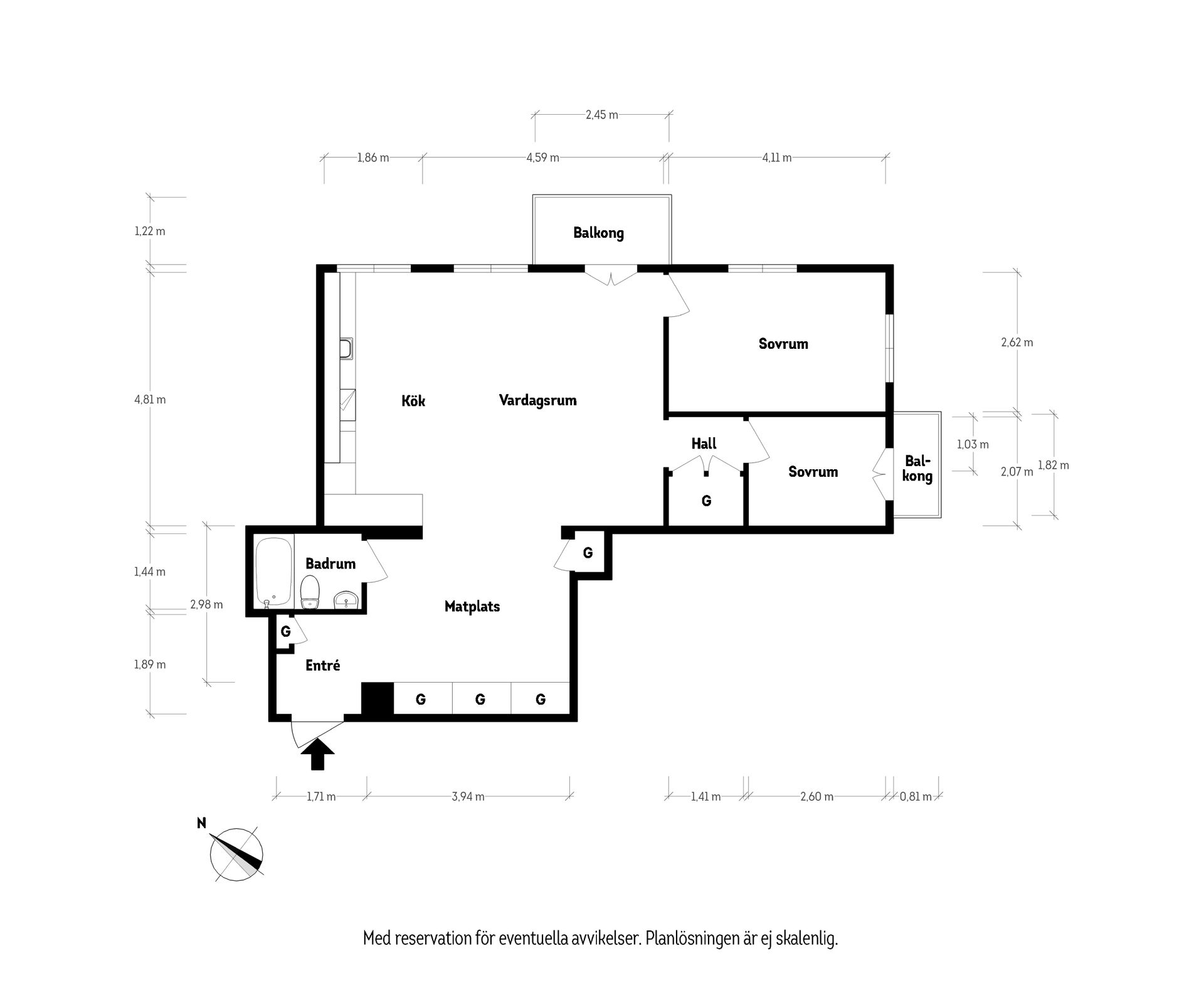 Bostadsrätt, Södra vägen 81, Lorensberg, Göteborg