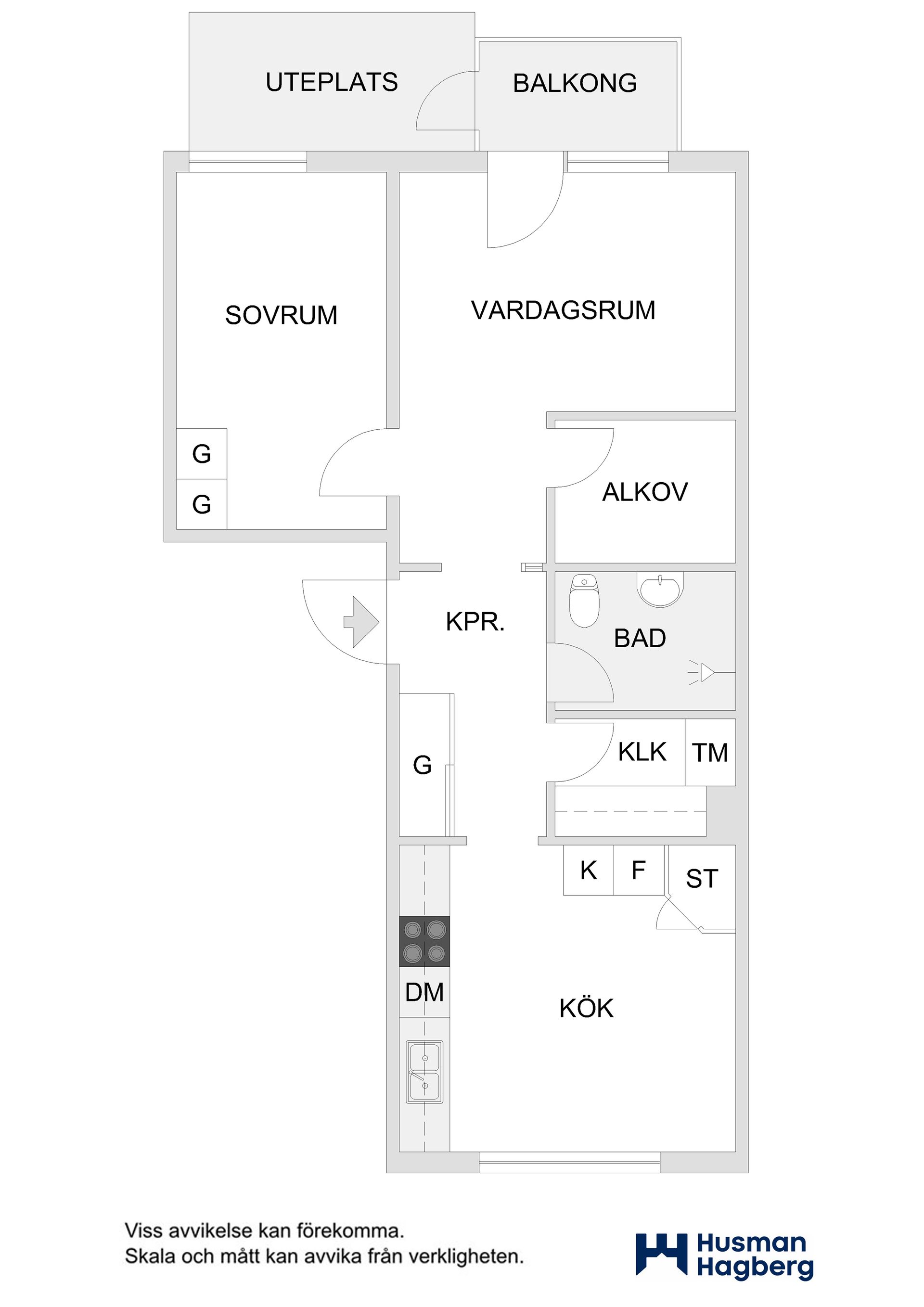 Bostadsrätt, Regementsgatan 6, Haga, Umeå