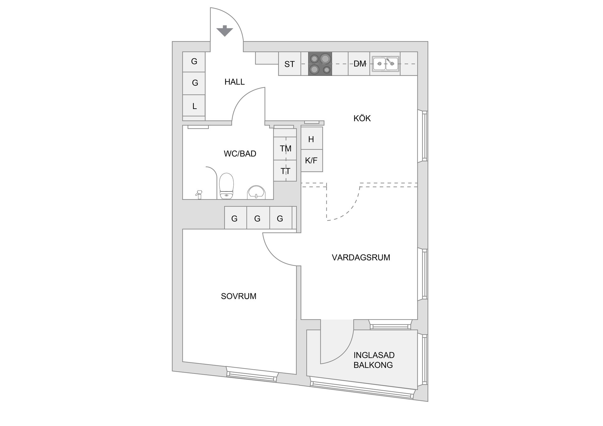 Bostadsrätt, Hästskovägen 86, 7tr, Jakobsberg, Järfälla