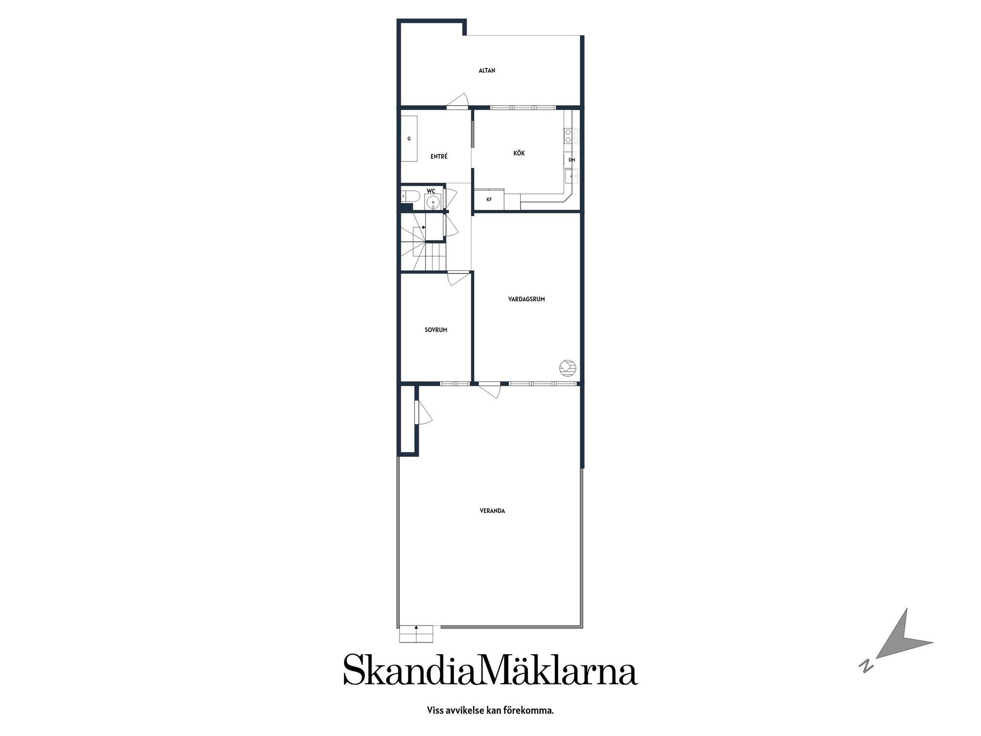Radhus, Tranbärsstigen 17C, Finninge, Strängnäs