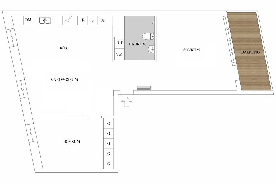 Bostadsrätt, Annedalsvägen 57, Bromma - Annedal, Stockholm