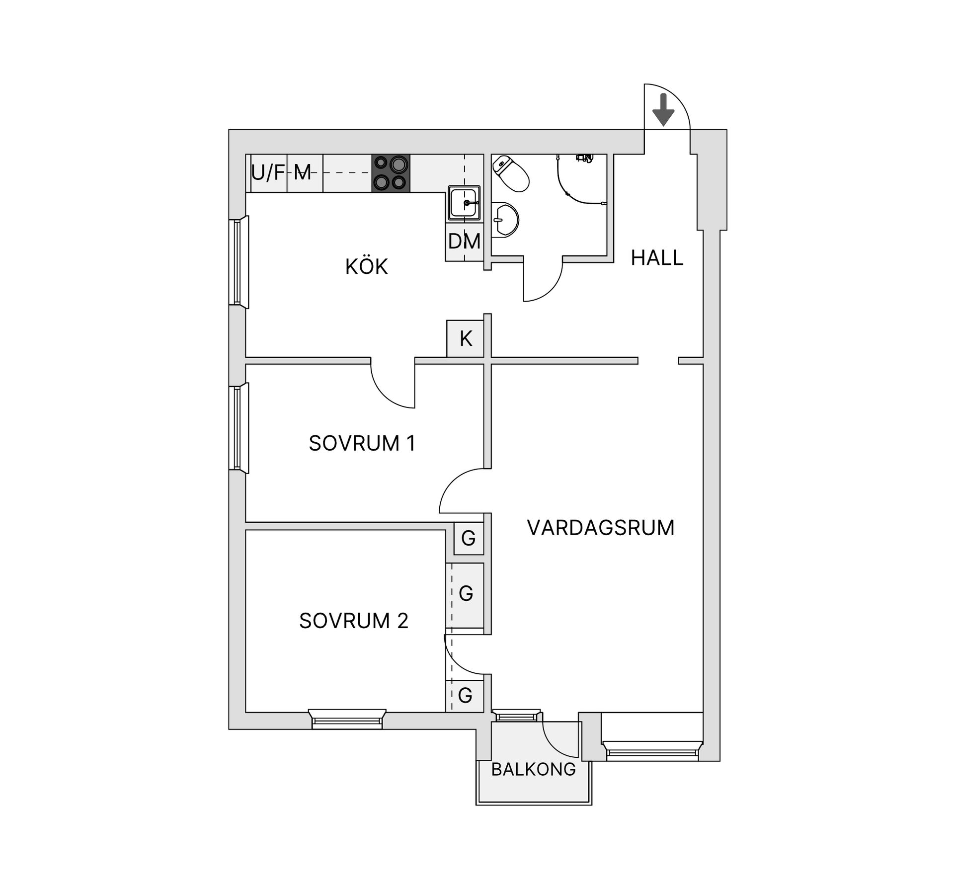 Bostadsrätt, Örnstigen 3, Näsbypark, Täby
