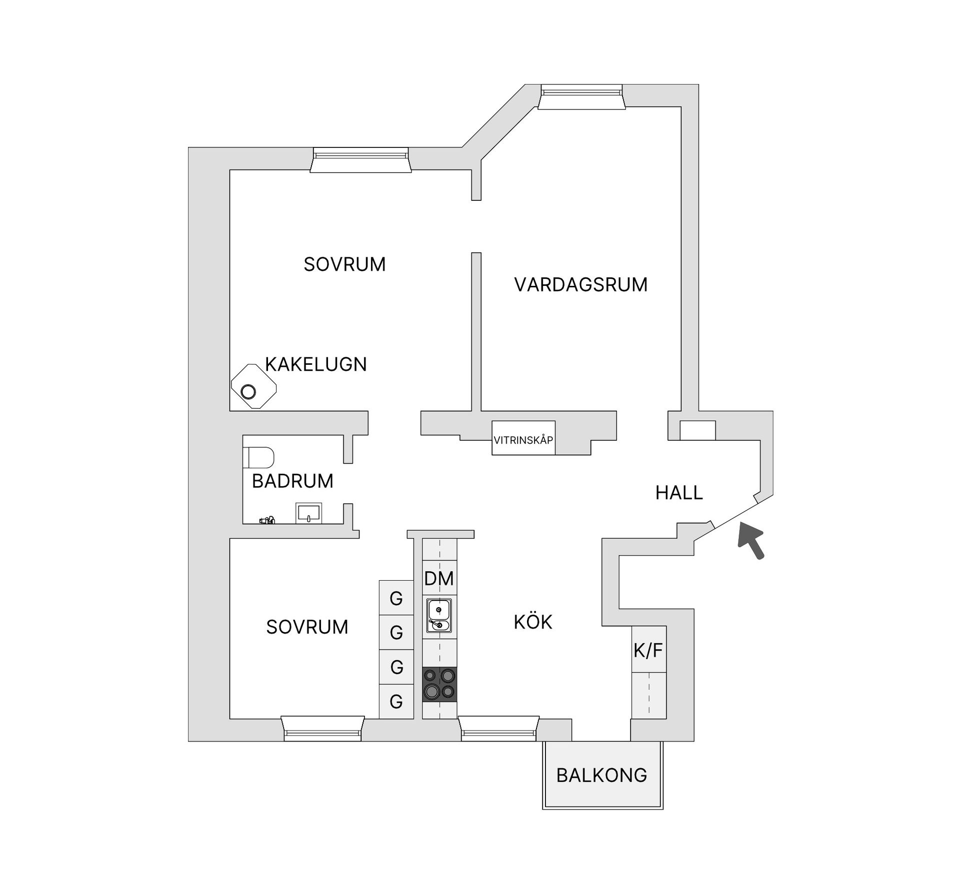 Bostadsrätt, Upplandsgatan 54E, Vasastan Odenplan, Stockholm