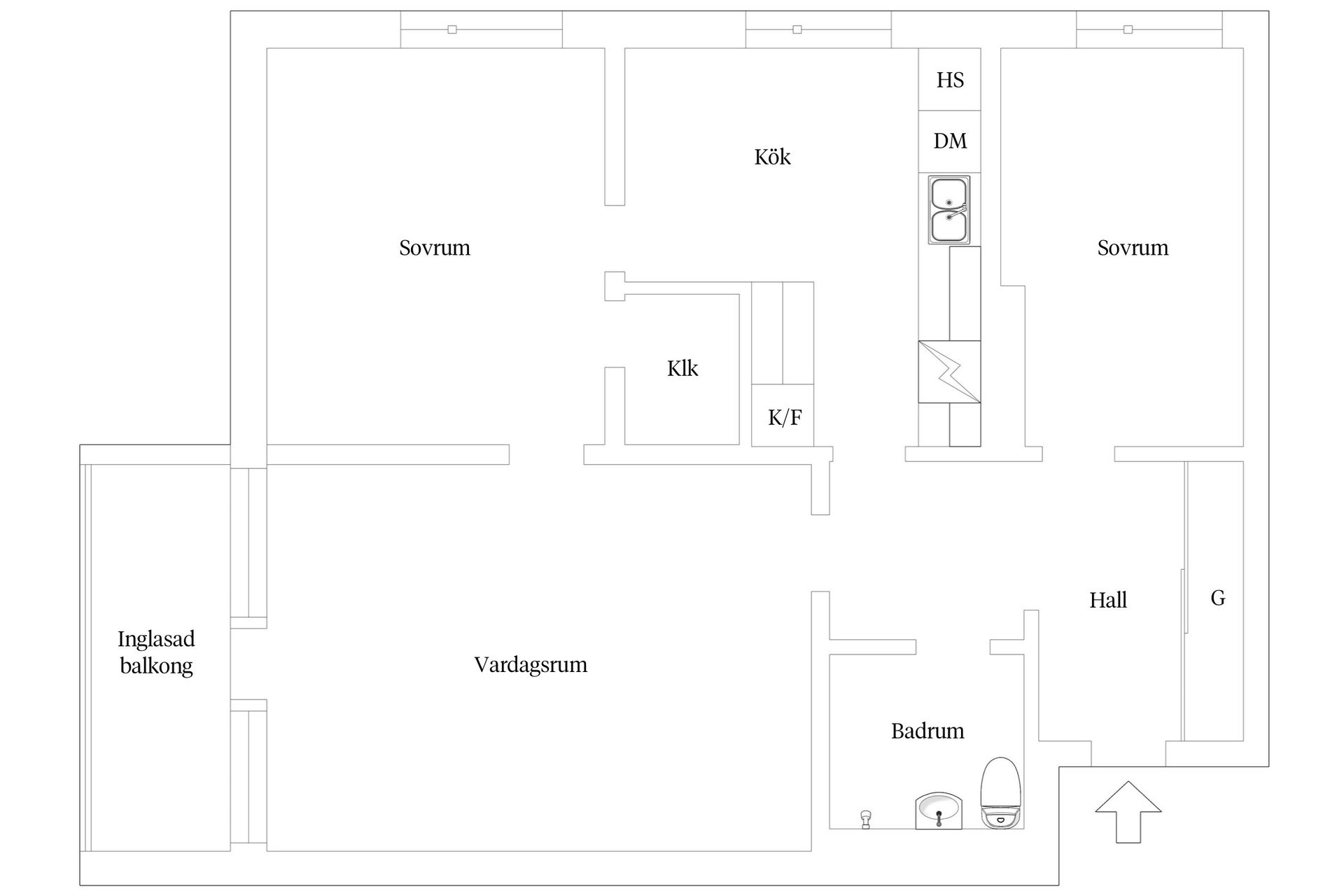Bostadsrätt, Rekylgatan 2, Haga, Västerås