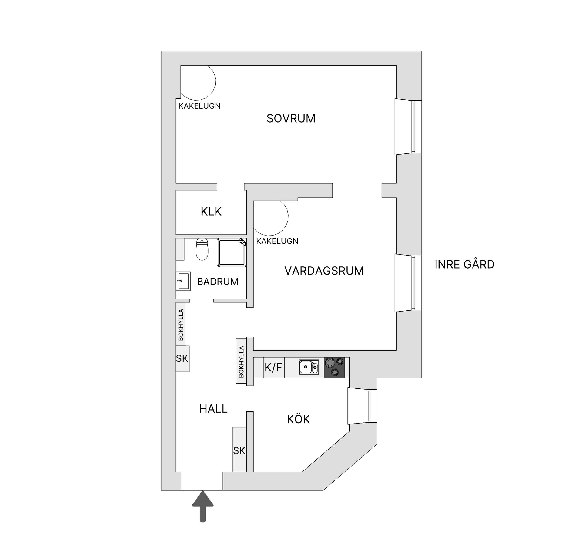 Bostadsrätt, Tomtebogatan 48B, Vasastan Birkastan, Stockholm