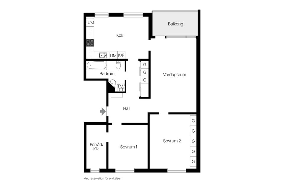 Bostadsrätt, Blixtgatan 9, Gränby, Uppsala