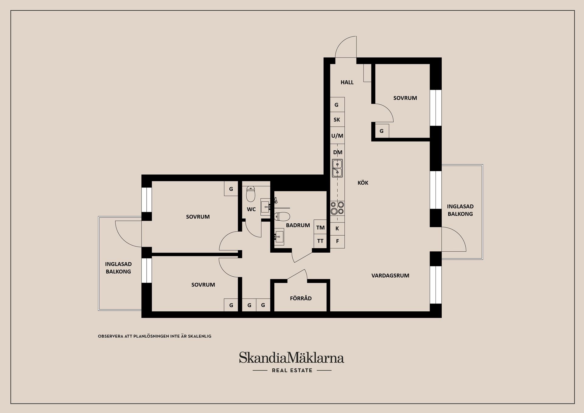 Bostadsrätt, Karlslundsvägen 12, våning 5 av 5, Barkarbystaden, Järfälla