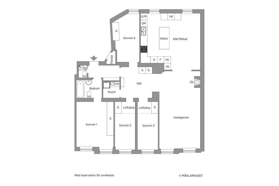 Bostadsrätt, Kungsholmstorg 14, 4 tr, Kungsholmen, Stockholm