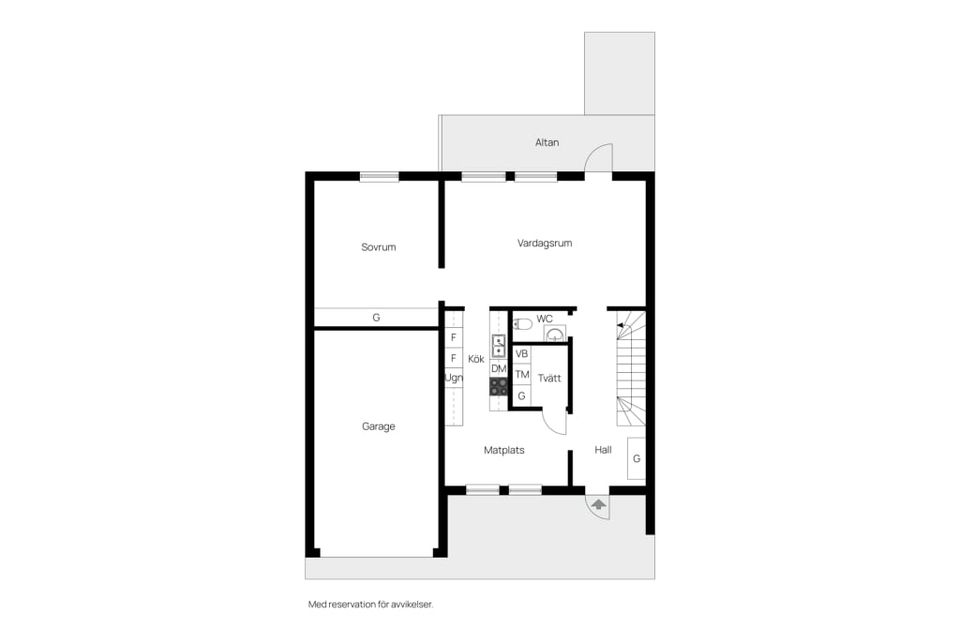 Radhus, Oxdansvägen 1, Brunna, Upplands-Bro