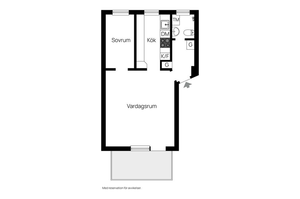 Bostadsrätt, Kvarnbacksvägen 103, vån 3/3, Riksby, Stockholm