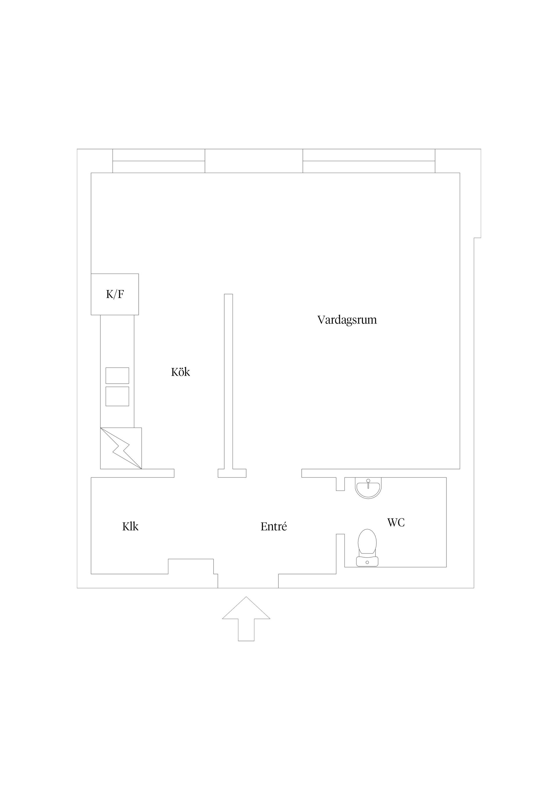 Bostadsrätt, Vretgränd 6A, Centrum Uppsala, Uppsala