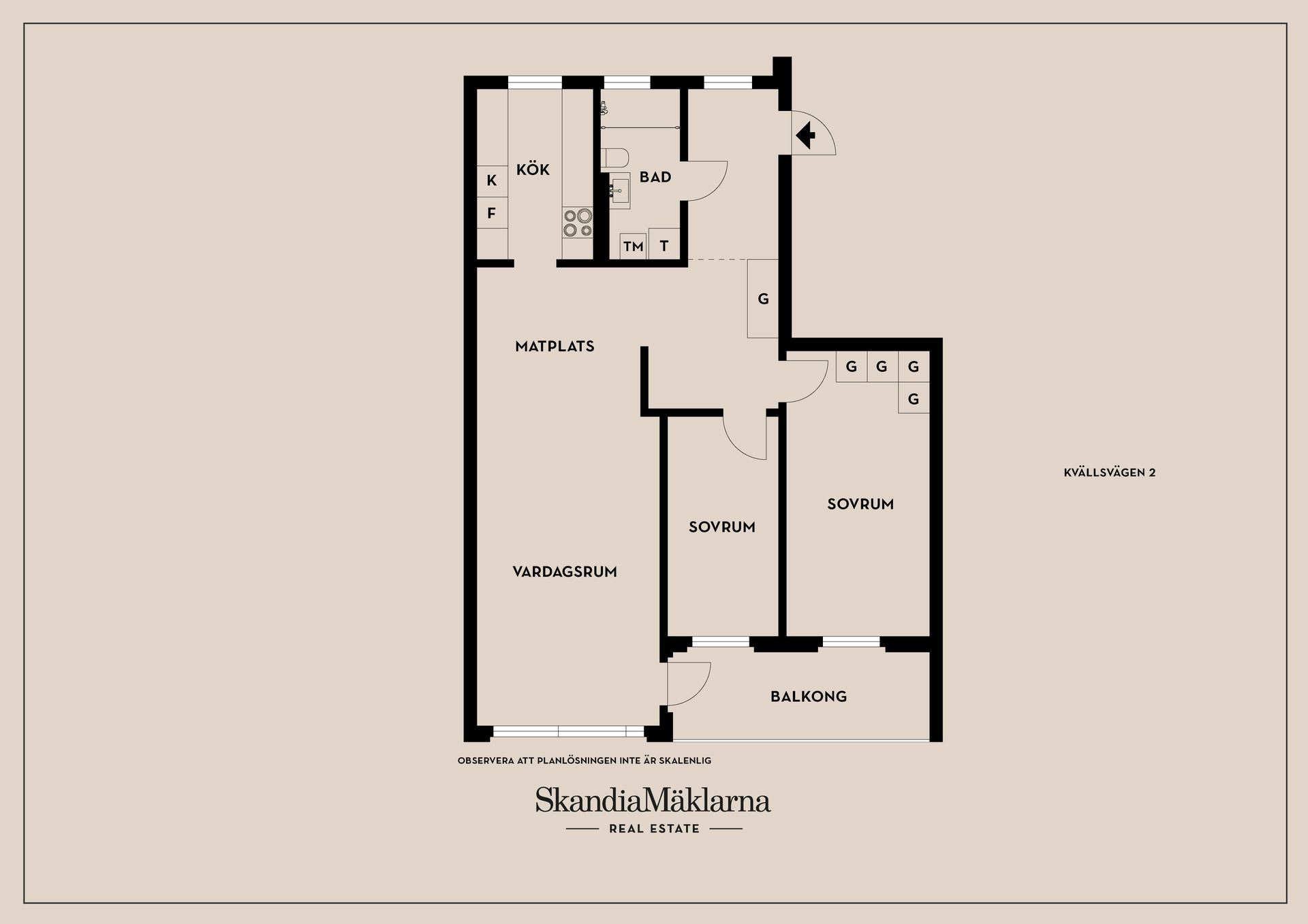 Bostadsrätt, Kvällsvägen 2, Tullinge - Centralt, Botkyrka