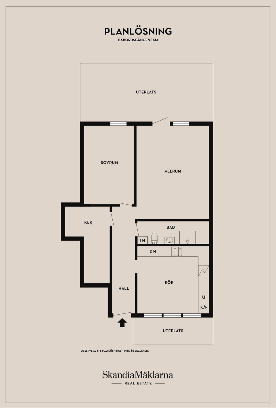 Bostadsrätt, Babordsgången 1AM, Edvinshem, Ystad