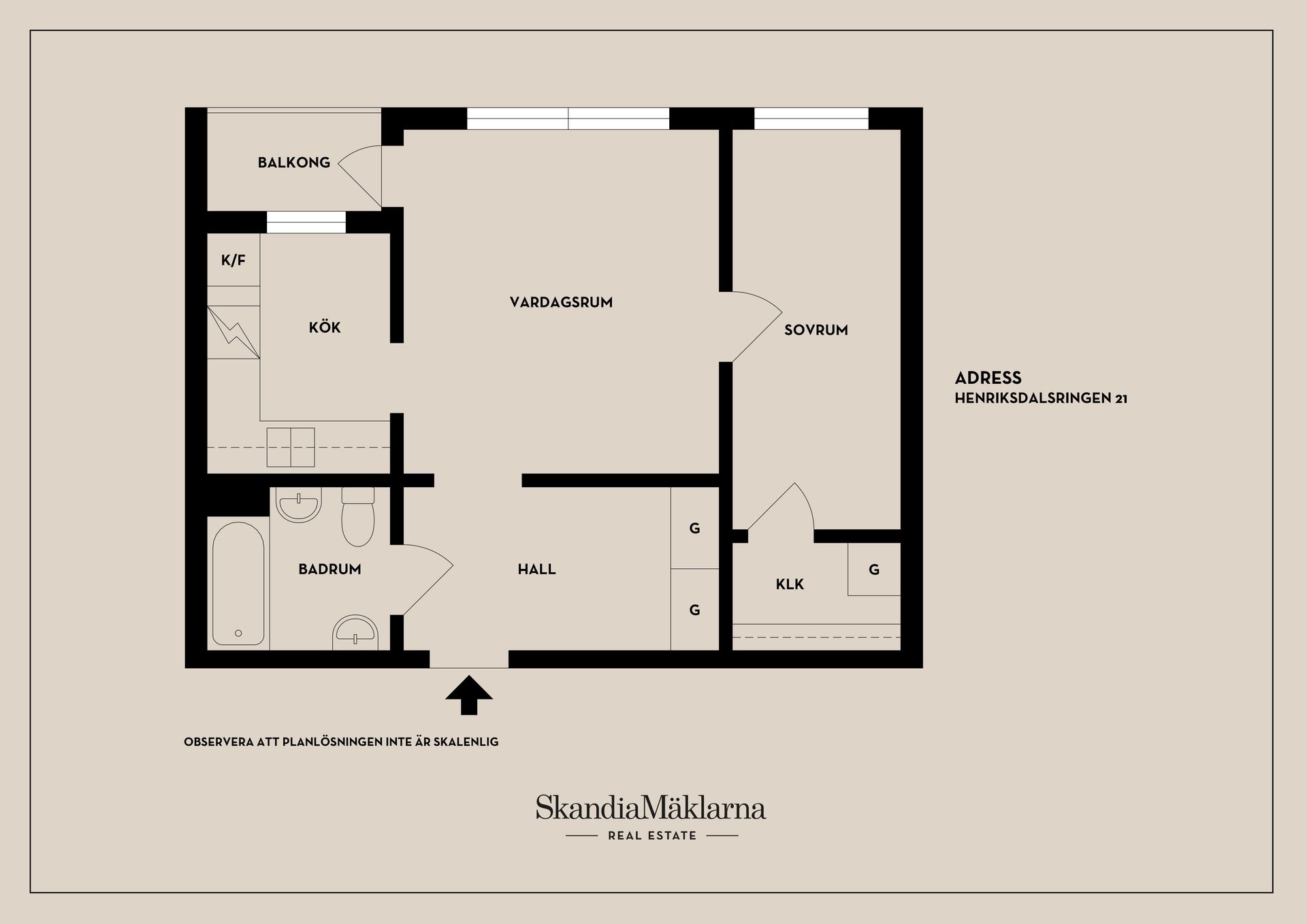 Bostadsrätt, Henriksdalsringen 21, Henriksdalsberget, Nacka