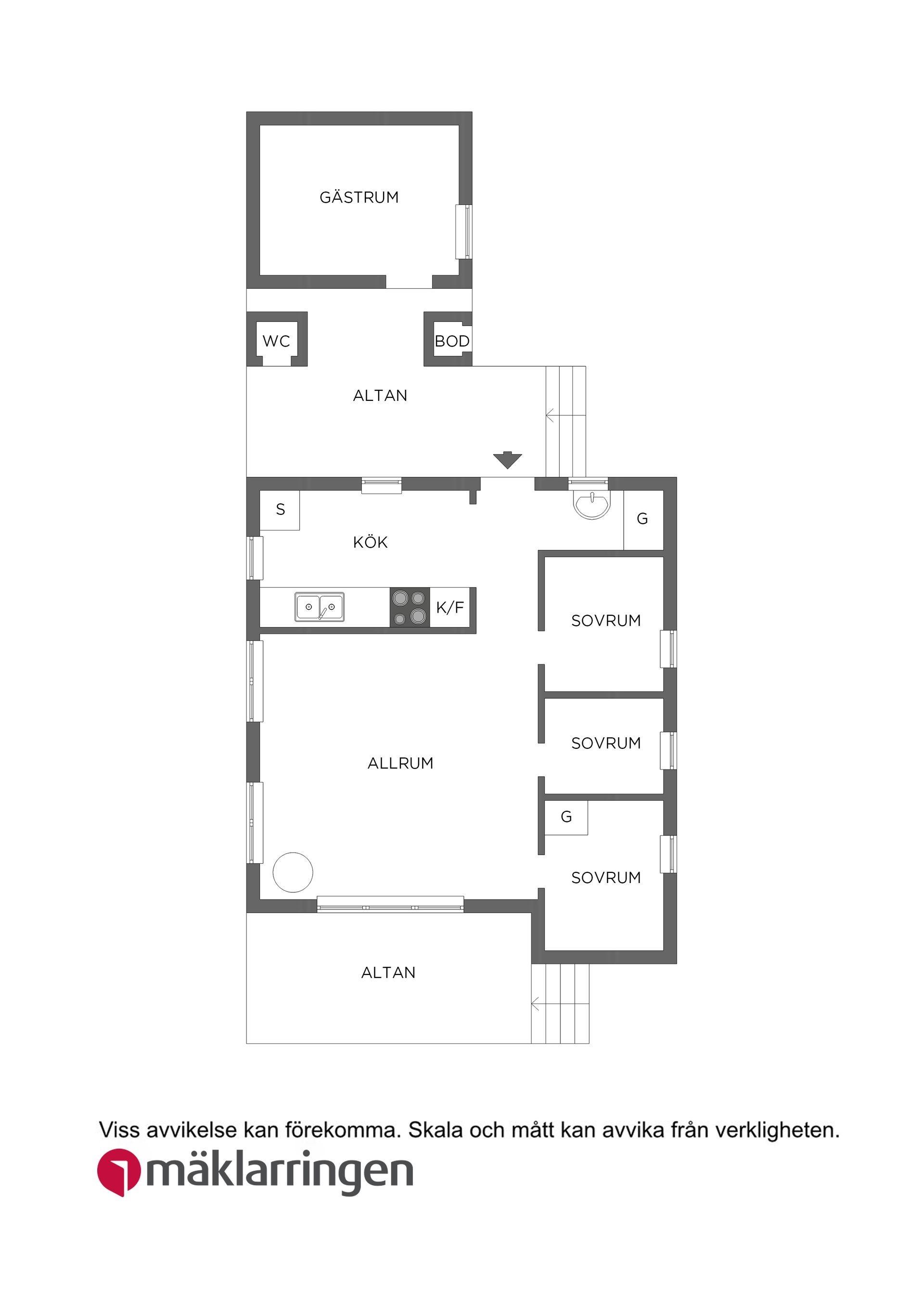 Villa, Mellanstigen 16, Årsta Havsbad, Haninge