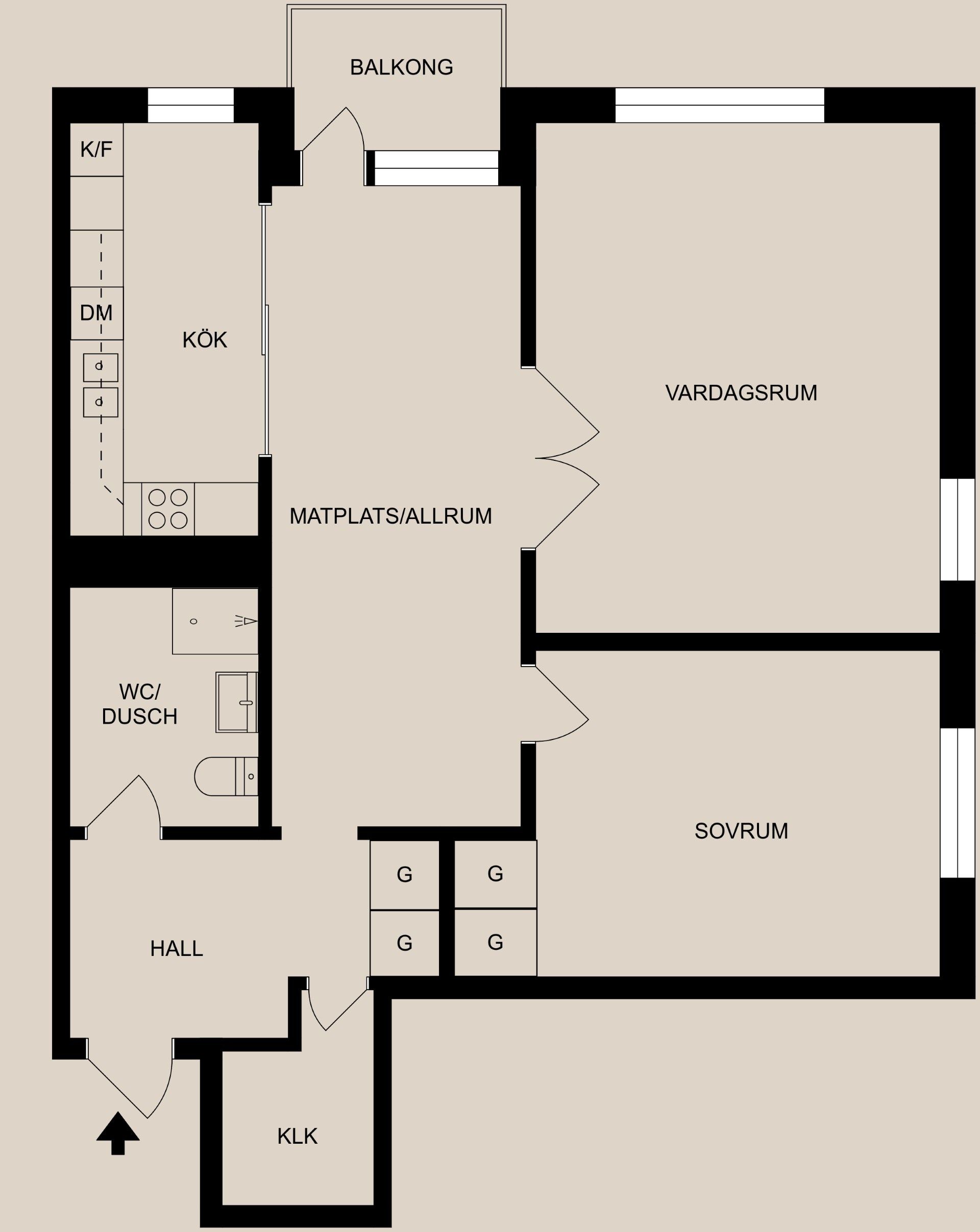 Bostadsrätt, Rösgången 6, Vidablick, Norrköping