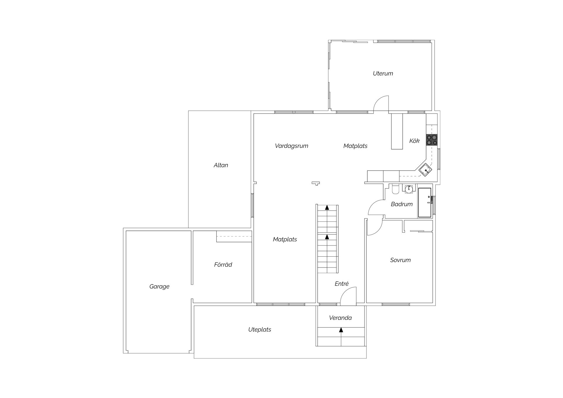 Villa, Tranvägen 5, Vävland, Timrå