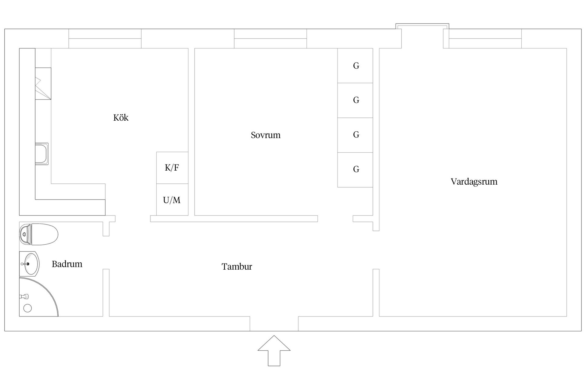 Bostadsrätt, Svarvaregatan 5C, Väster, Landskrona