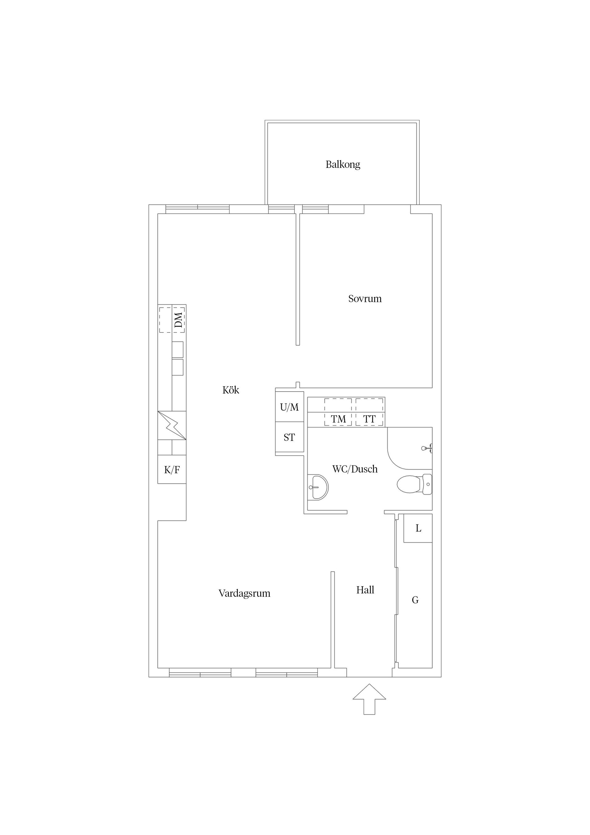 Bostadsrätt, Lilla Varvsgatan 51A, Dockan, Malmö