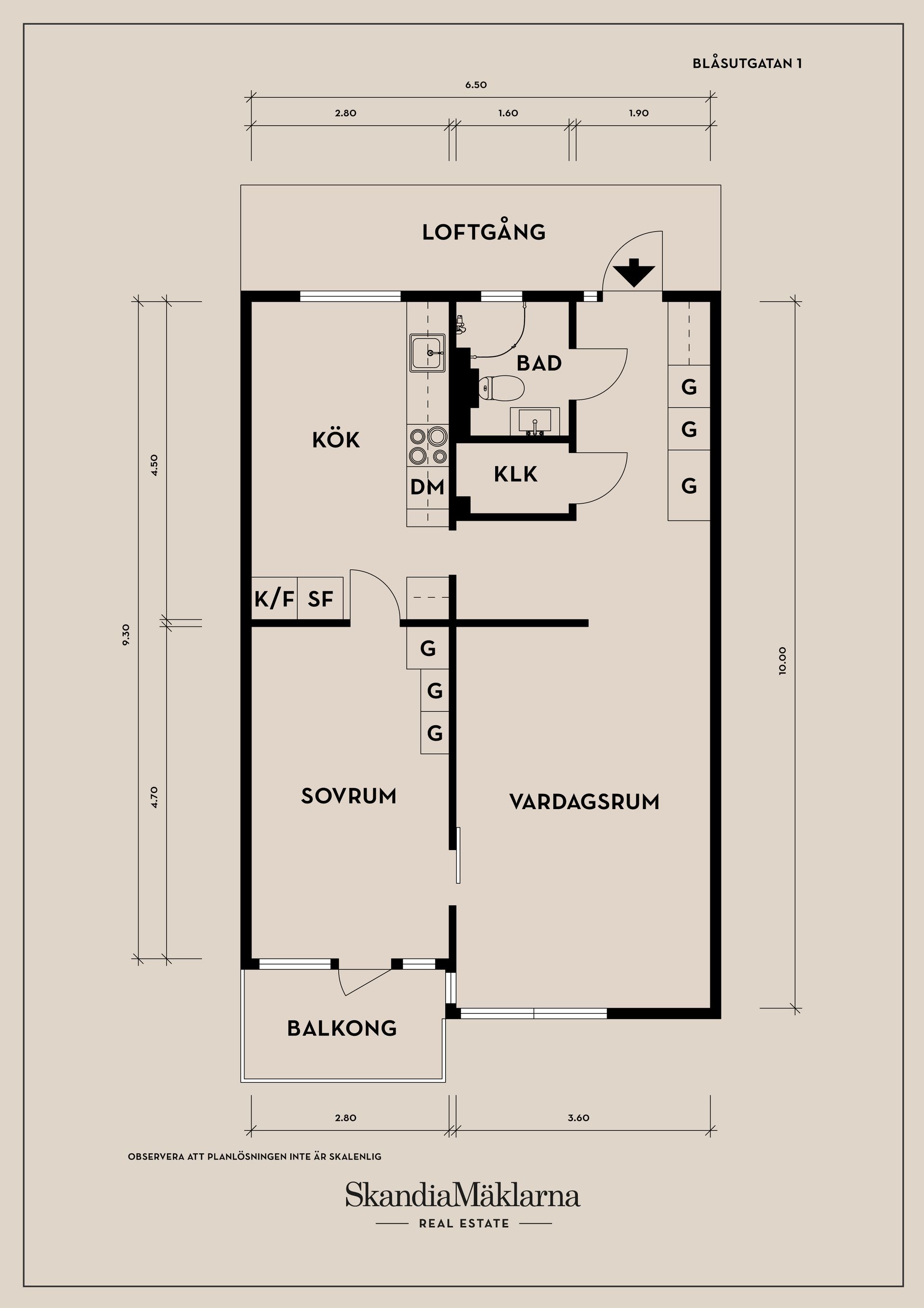 Bostadsrätt, Blåsutgatan 1, Majorna, Göteborg