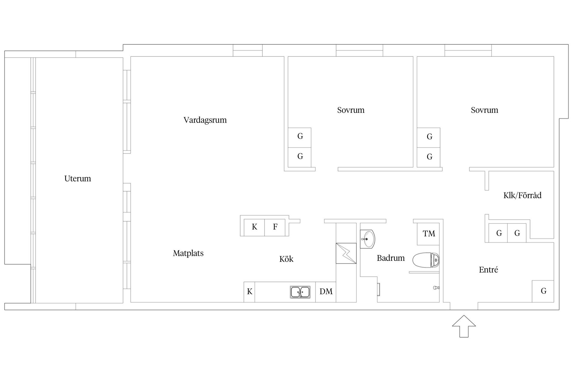 Bostadsrätt, Paradvägen 45, Hovshaga, Växjö